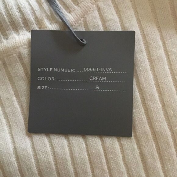 Marled Sweater Womens S Ivory Fuzzy Knit Mock Neck Pullover Stretch Cozy Soft - Picture 4 of 5